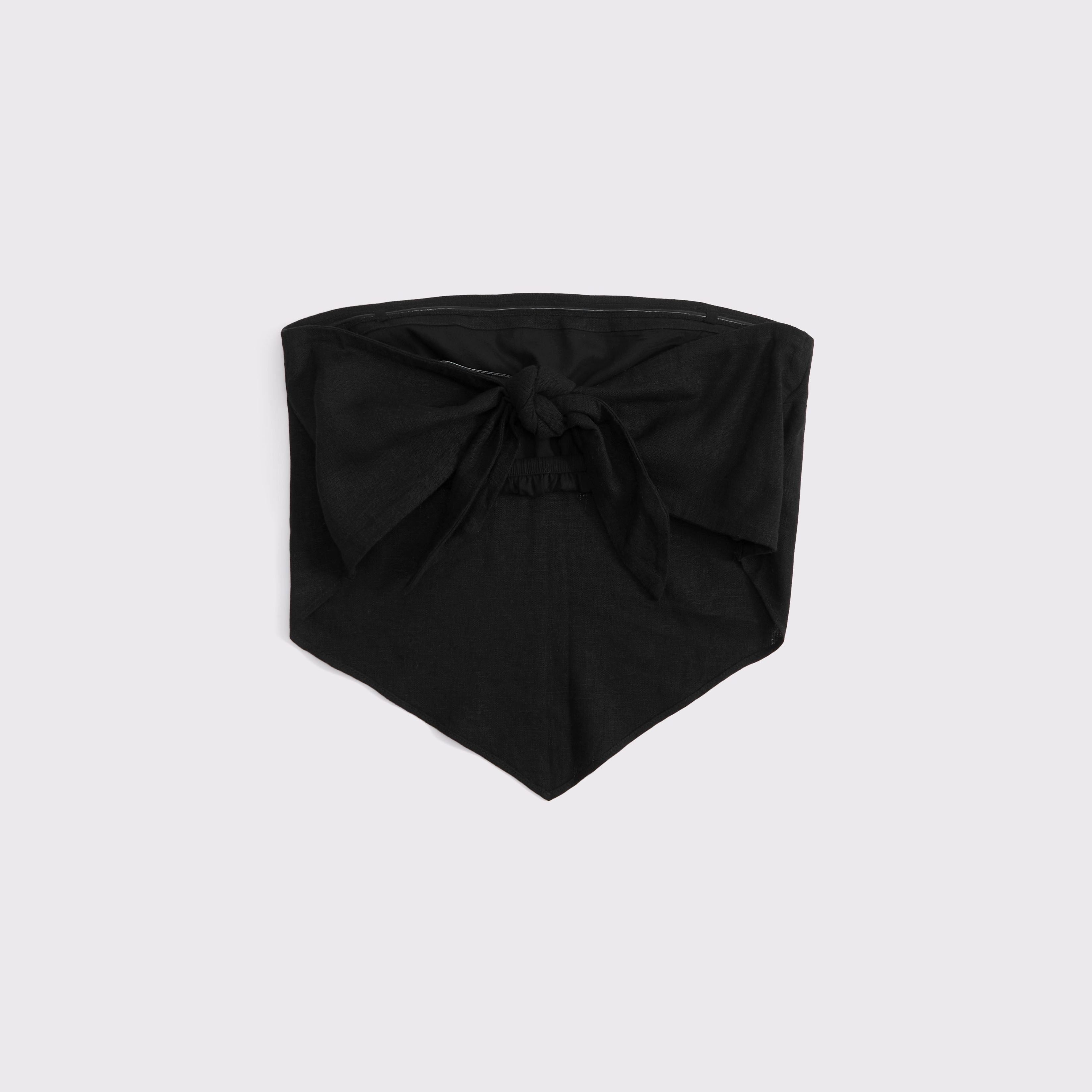 Women's Linen-Blend Strapless Scarf Top | Women's Tops