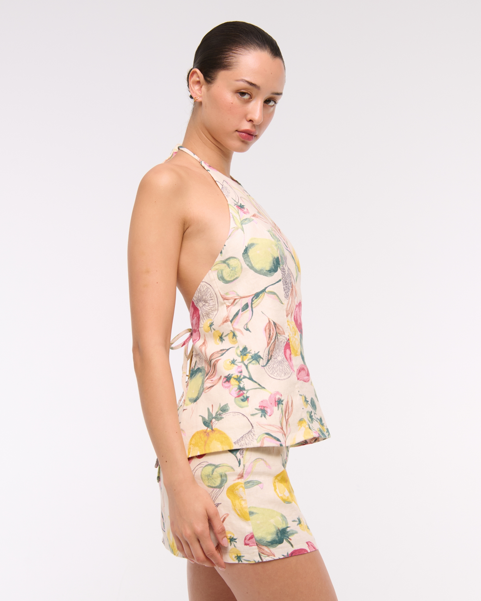 Premium Linen Halter Top