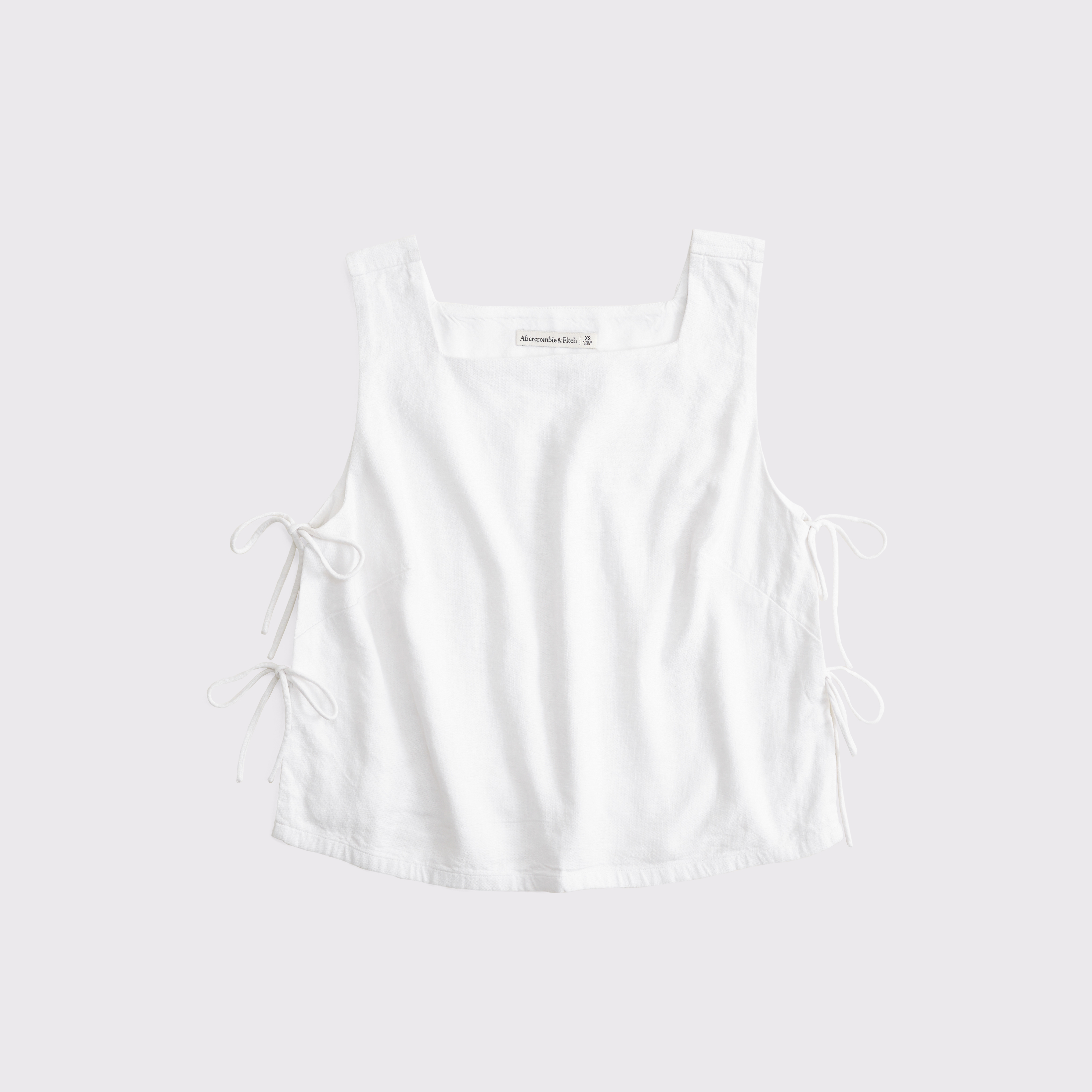 Women's Apron Linen-Blend Set Top | Women's Clearance
