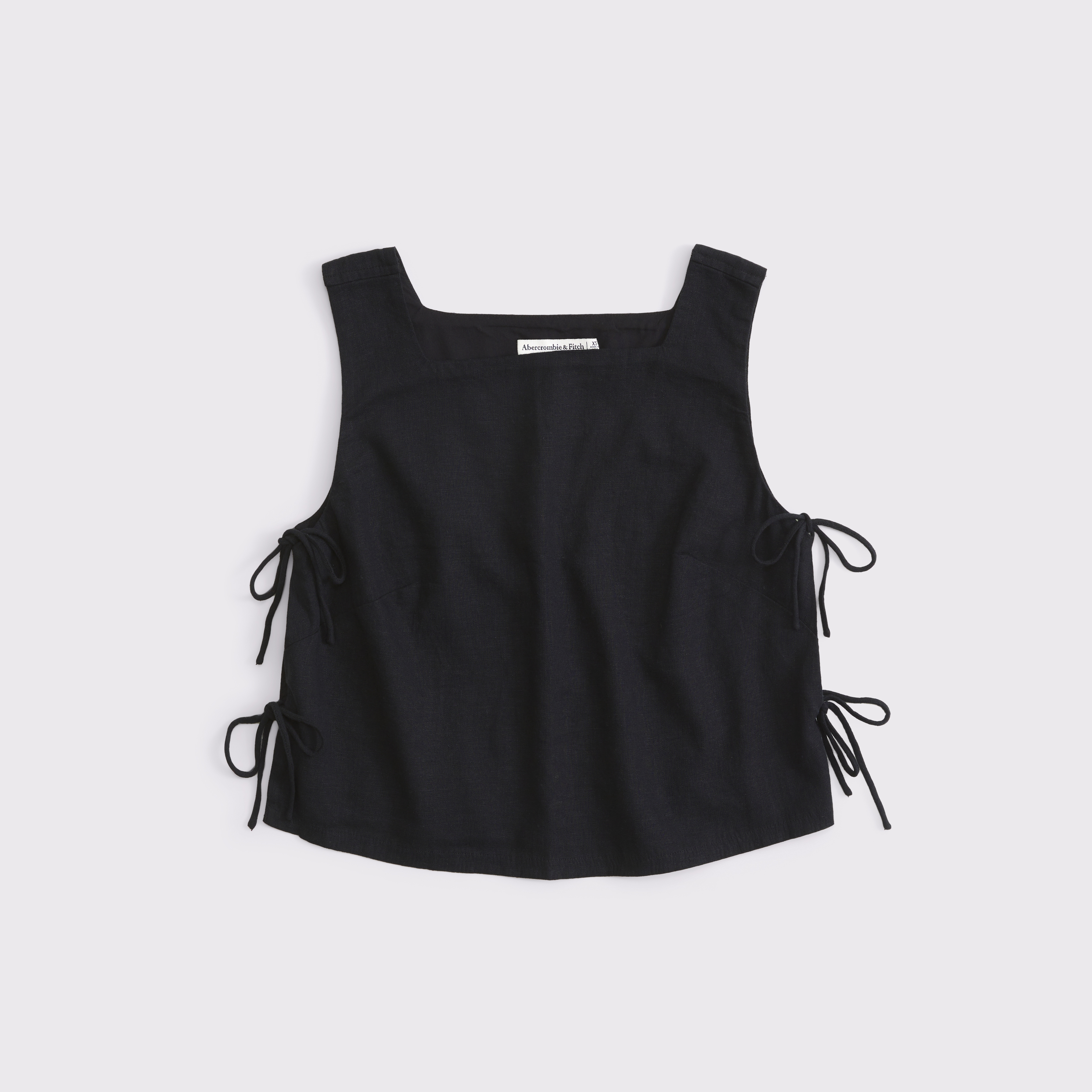 Women's Apron Linen-Blend Set Top | Women's Clearance
