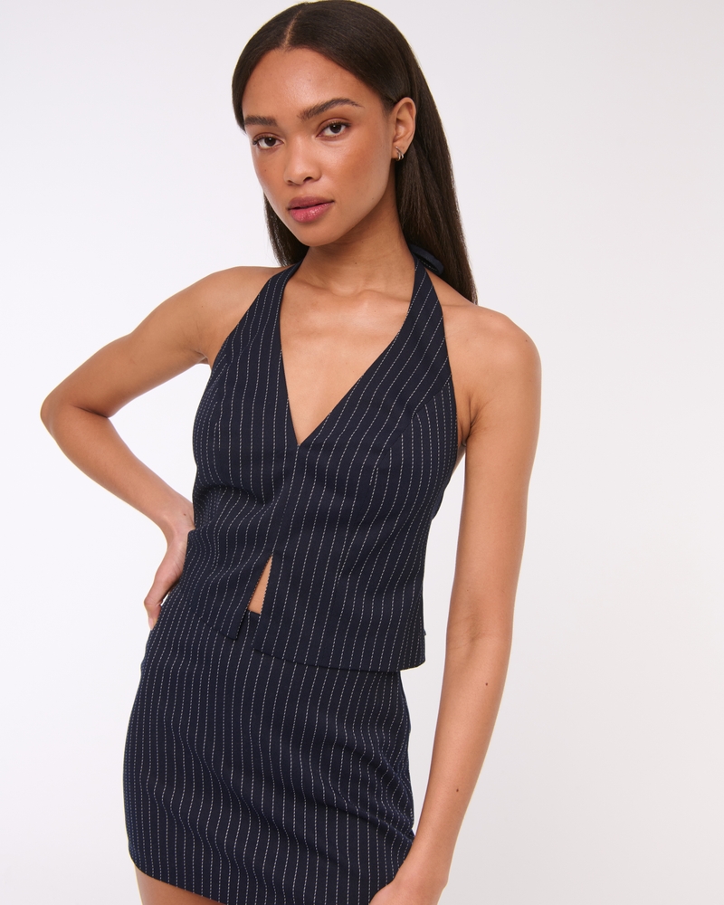 Tailored Halter Vest
