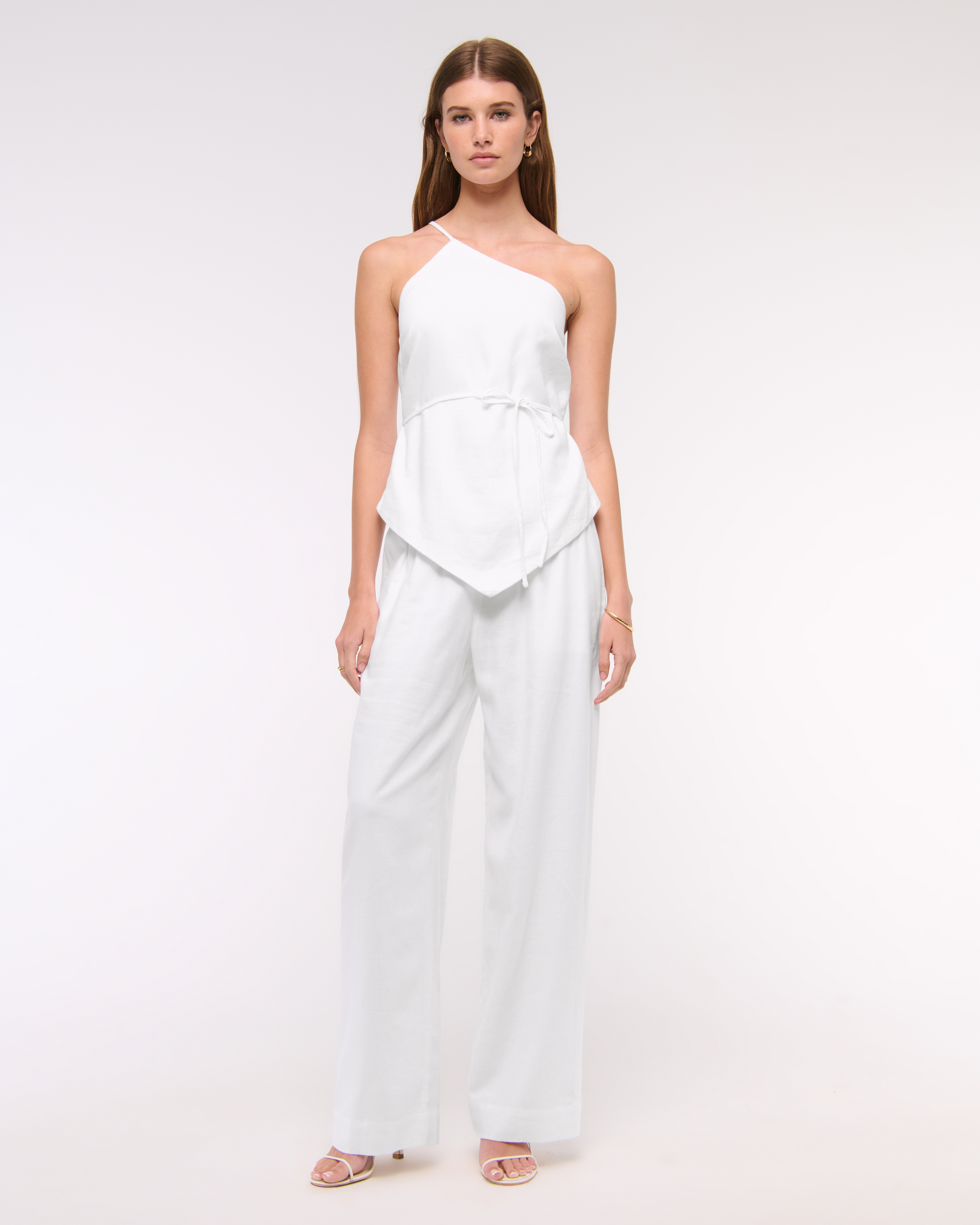 トップス AsymmetricCottonblendJerseyTop/Beige SOFT ASYMMETRIC TOP - Ecru | ZARA United States