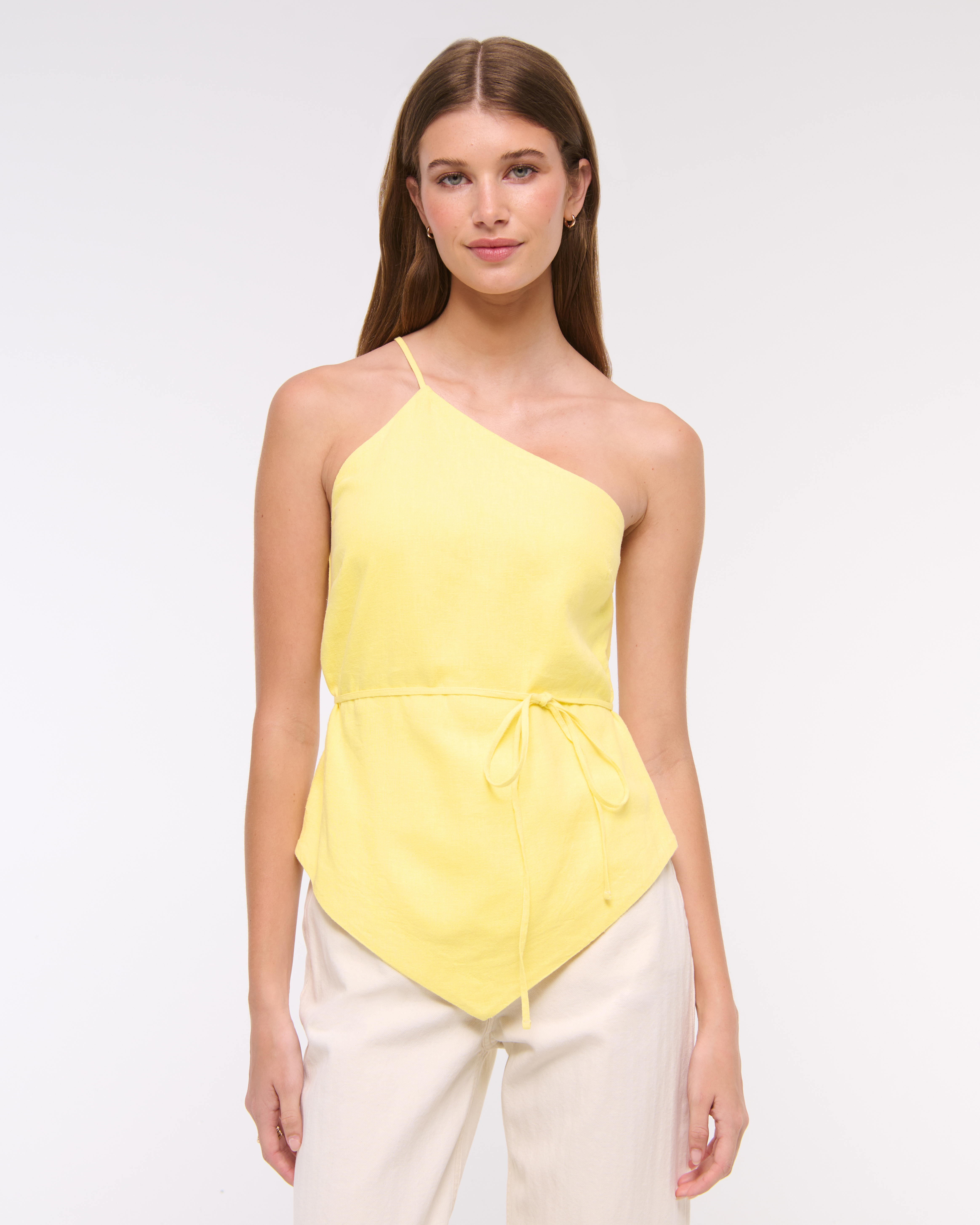 トップス Asymmetry Ruffle One-shoulder Tops room306 CONTEMPORARY / Asymmetry Ruffle One-shoulder Tops