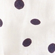 cream polka dot