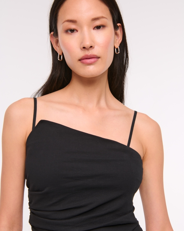 Asymmetrical Strapless Top