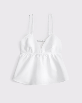Women's Poplin Peplum Top | Women's Tops | Abercrombie.com