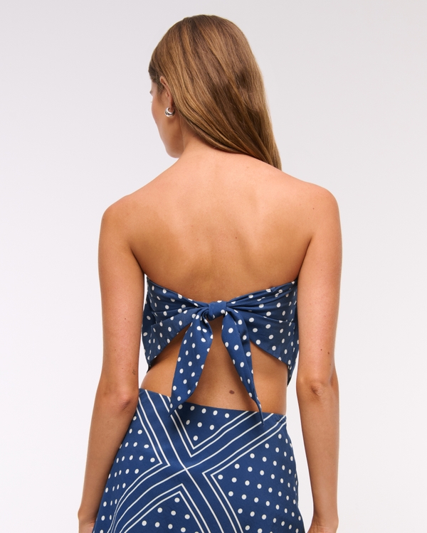 Bra-Free Strapless Scarf Tube Top