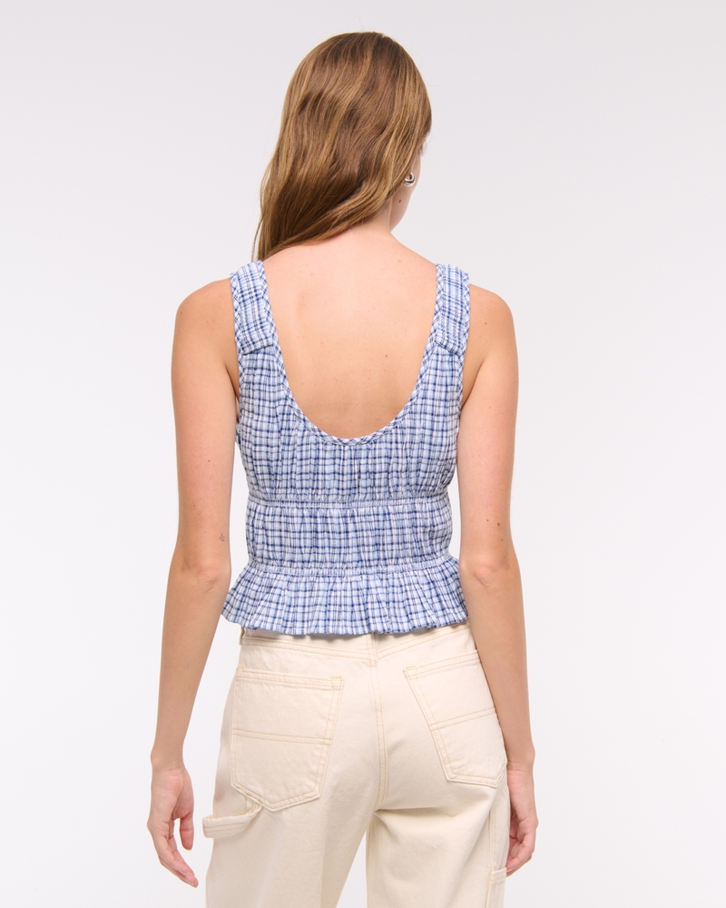 Ruched Tie-Front Top