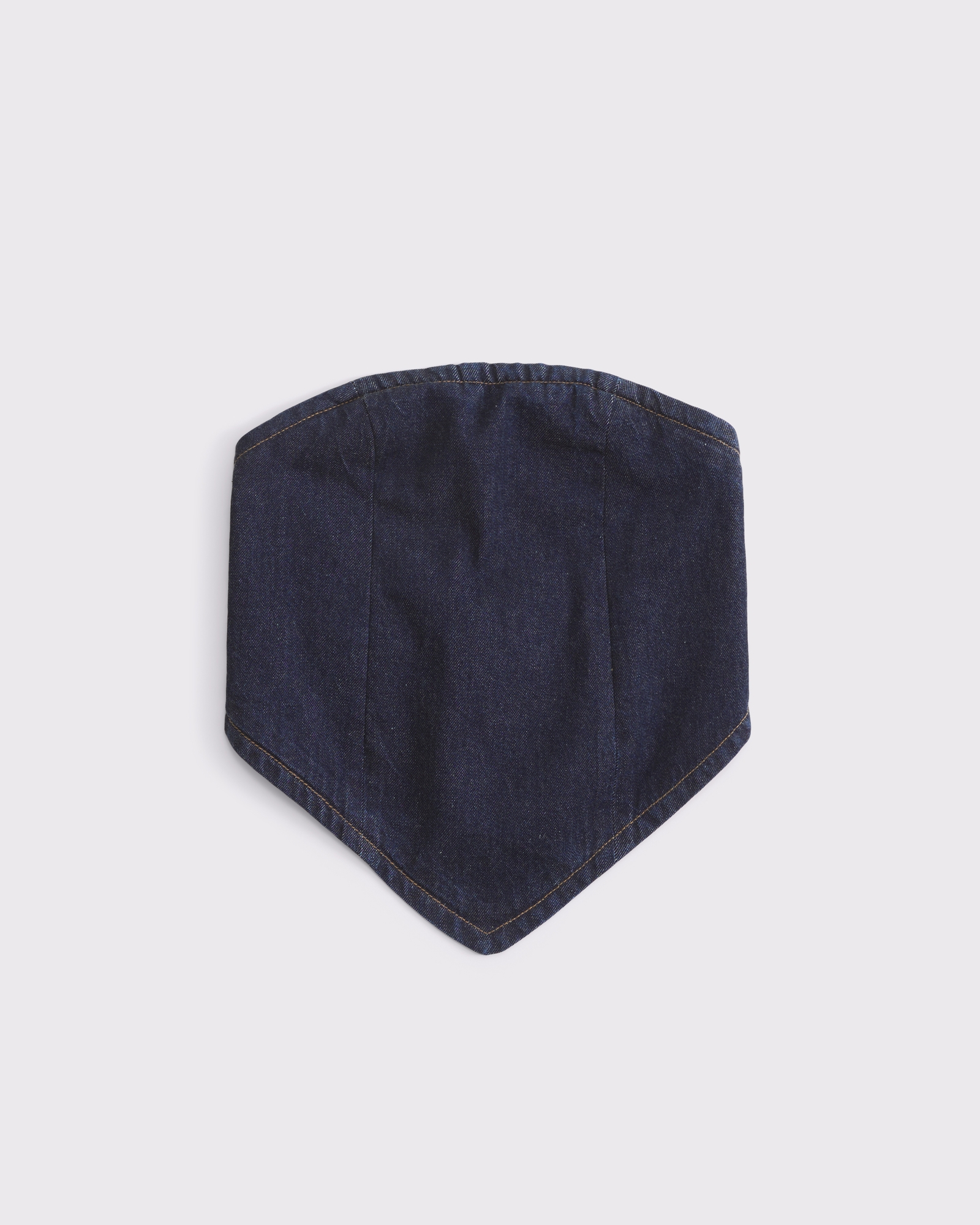Pride Strapless Denim Scarf Top