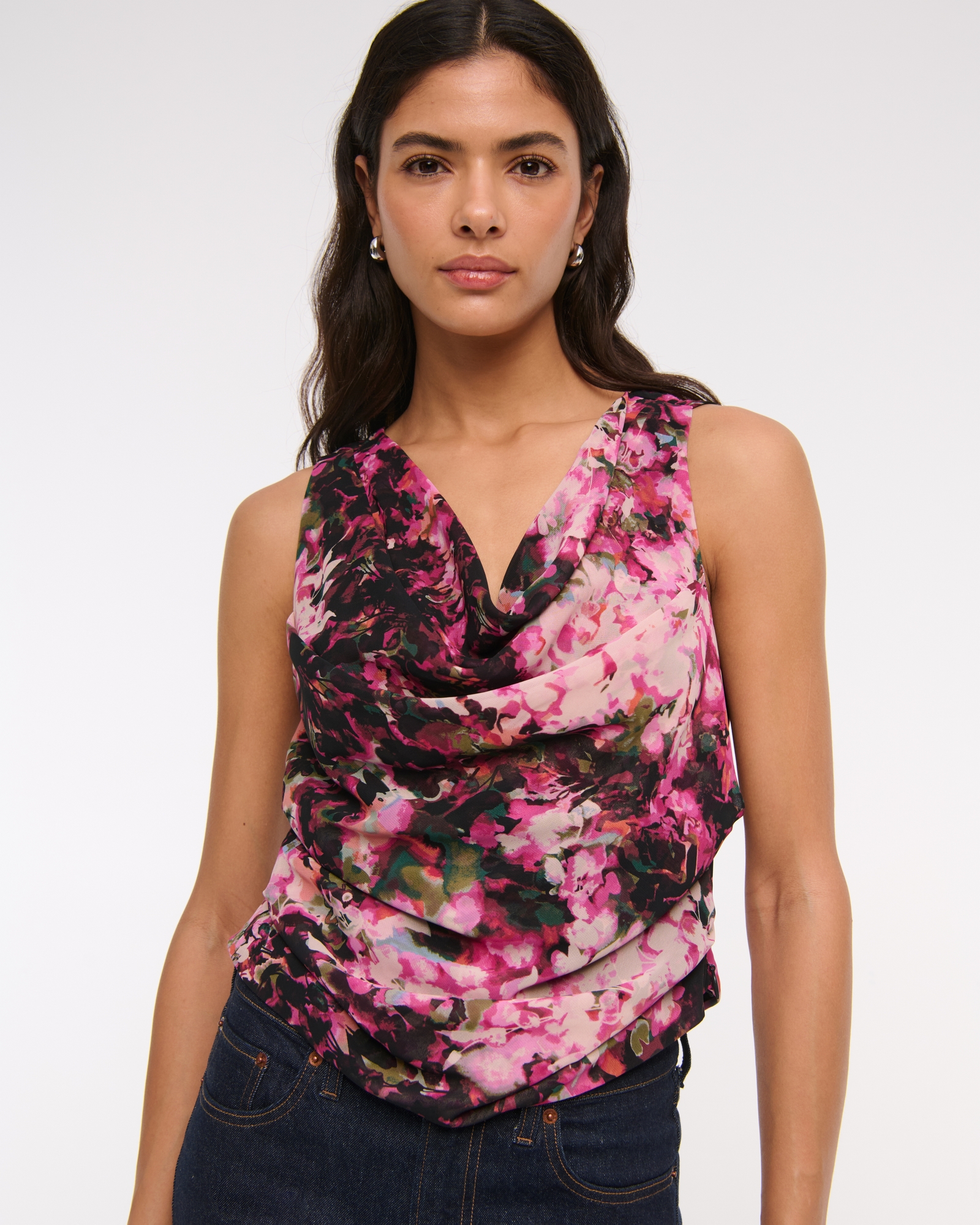 Drapey Plunge Top
