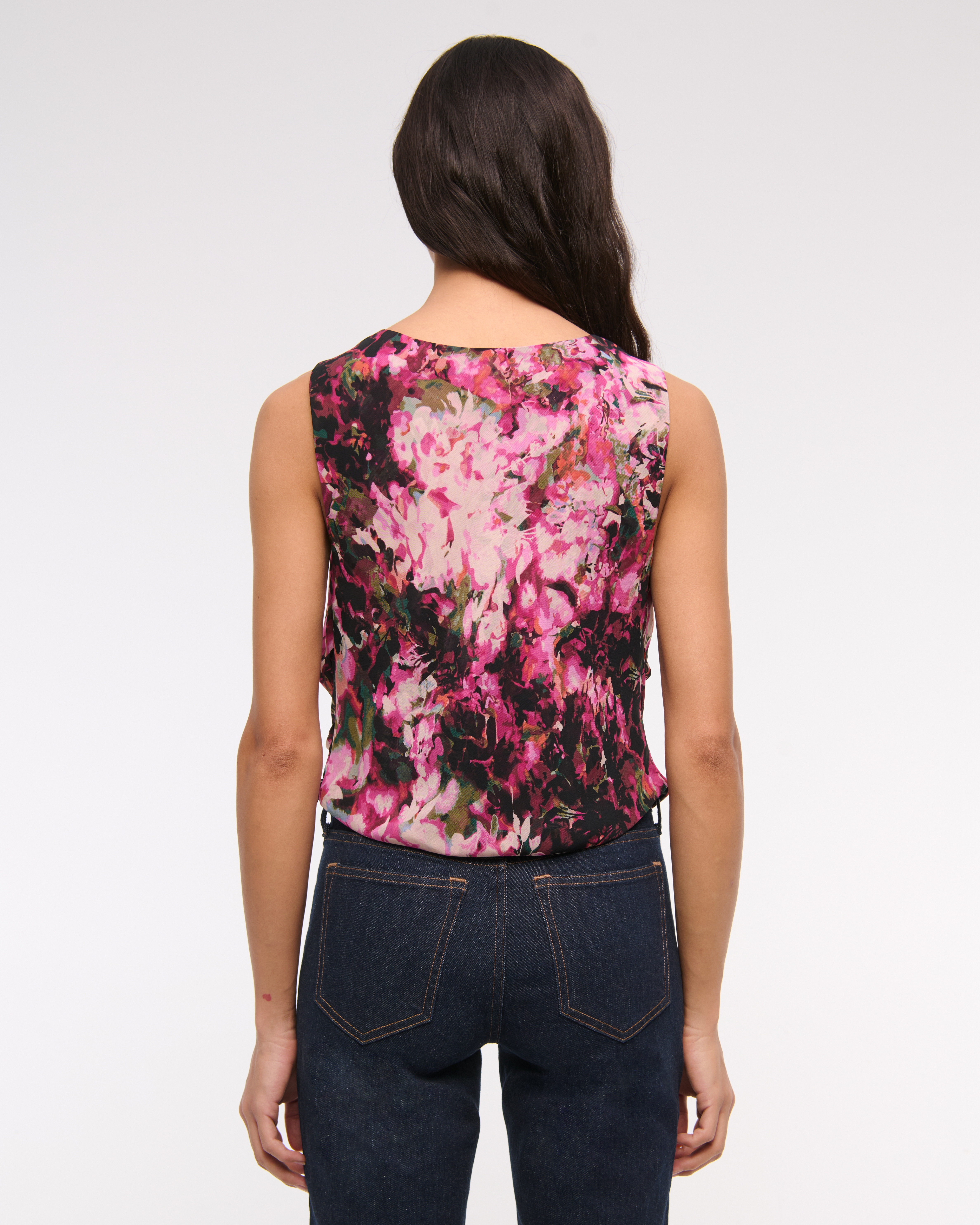Women's Drapey Plunge Top | Women's Clearance | Abercrombie.com
