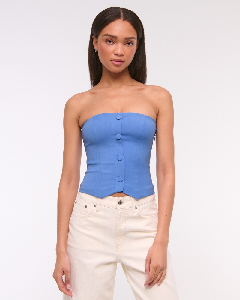 Tailored Halter Vest