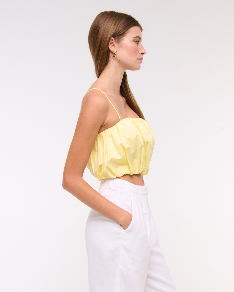 Cropped Bubble Hem Cami