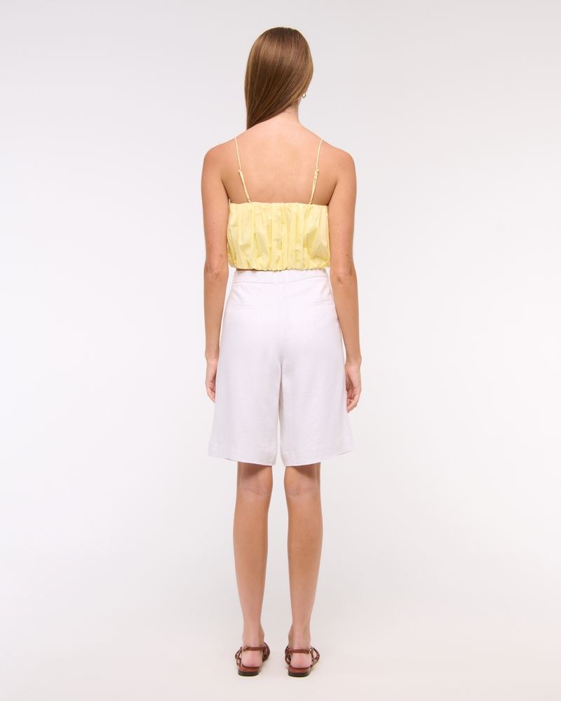 Cropped Bubble Hem Cami