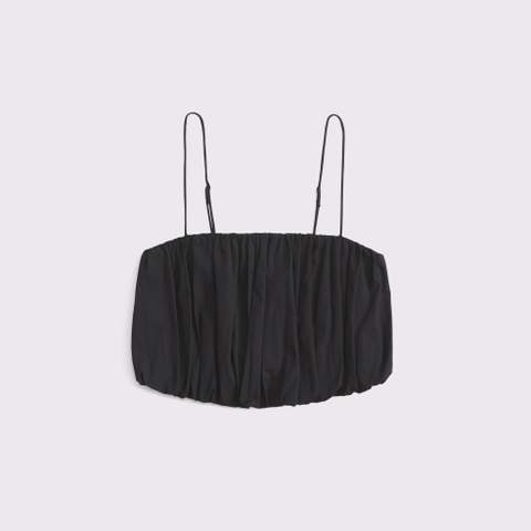 Женские топы Abercrombie & Fitch Cropped Bubble Hem Cami