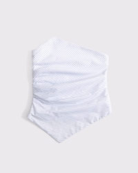 Asymmetrical Strapless Top