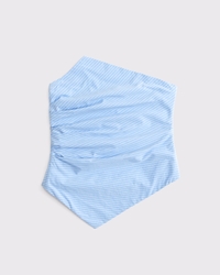 Asymmetrical Strapless Top