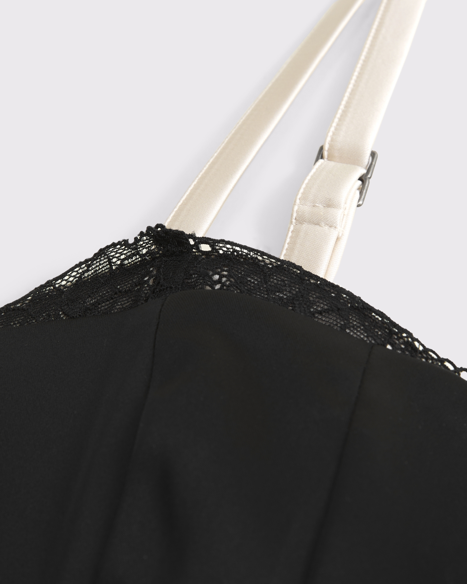 Lace and Satin Corset Top