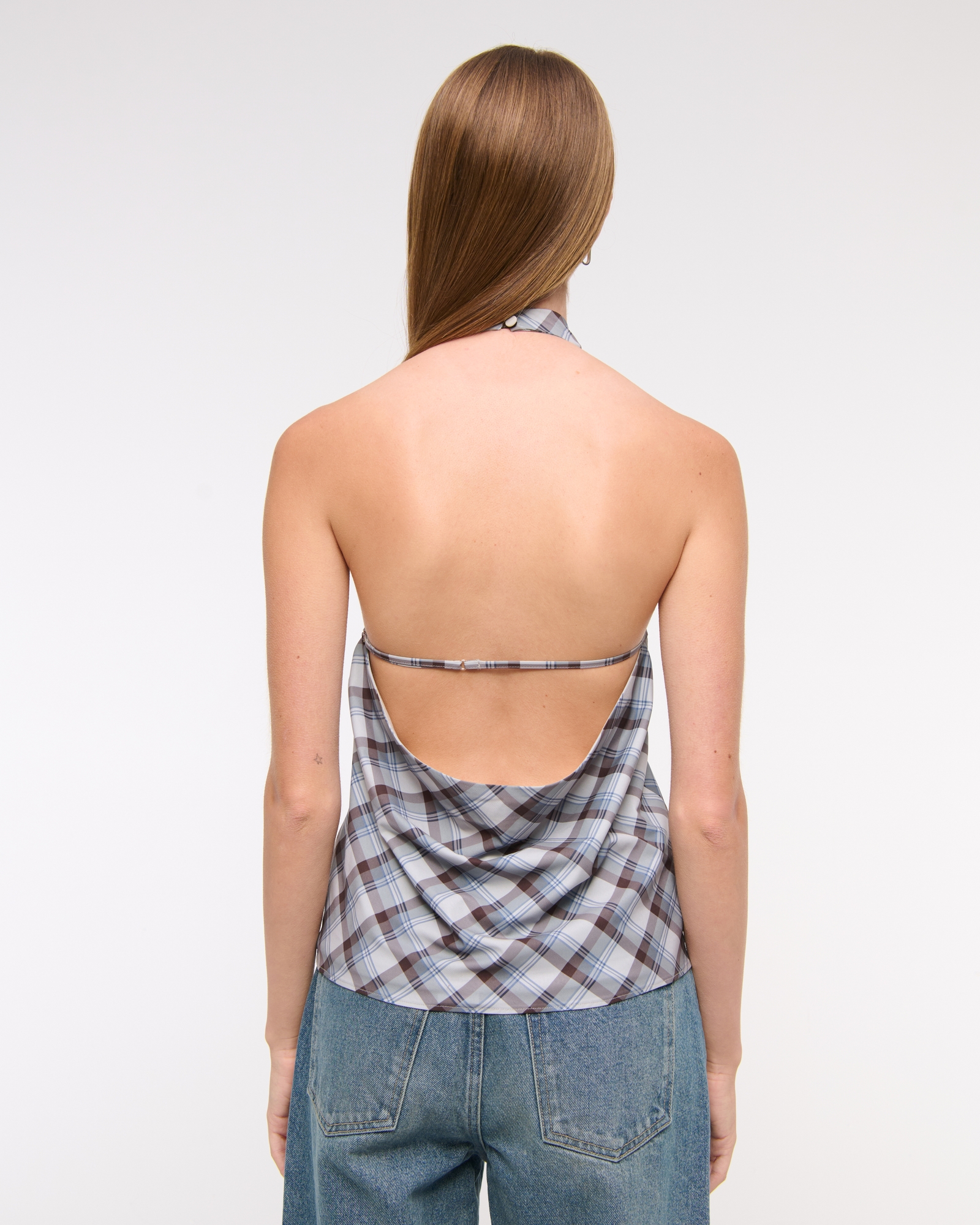 Funnel Neck Draped Top