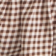 brown gingham