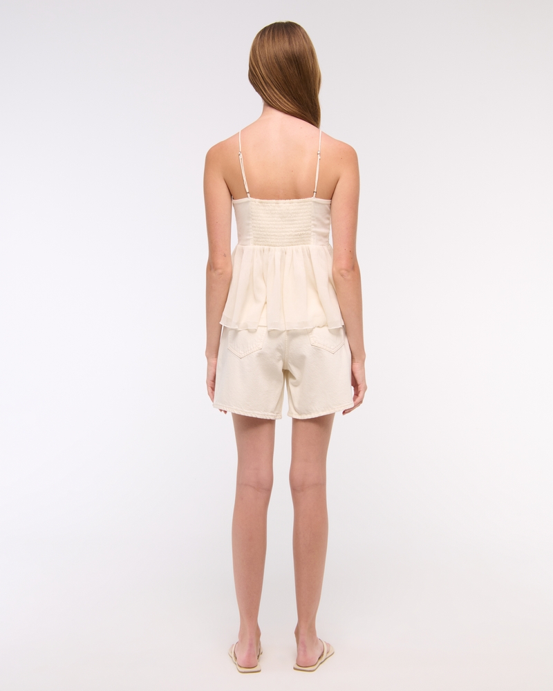 V-Neck Ruched Cami