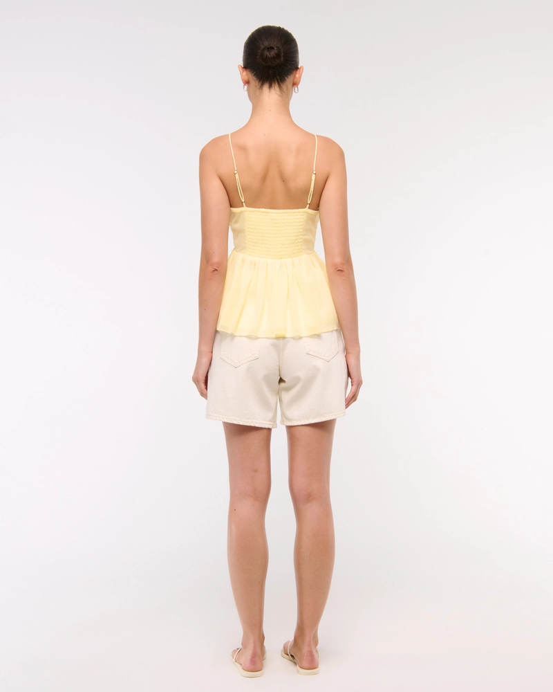 V-Neck Ruched Cami