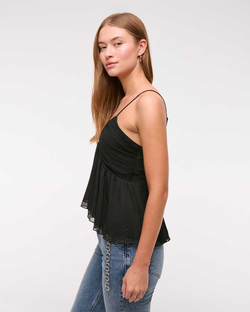 V-Neck Ruched Cami