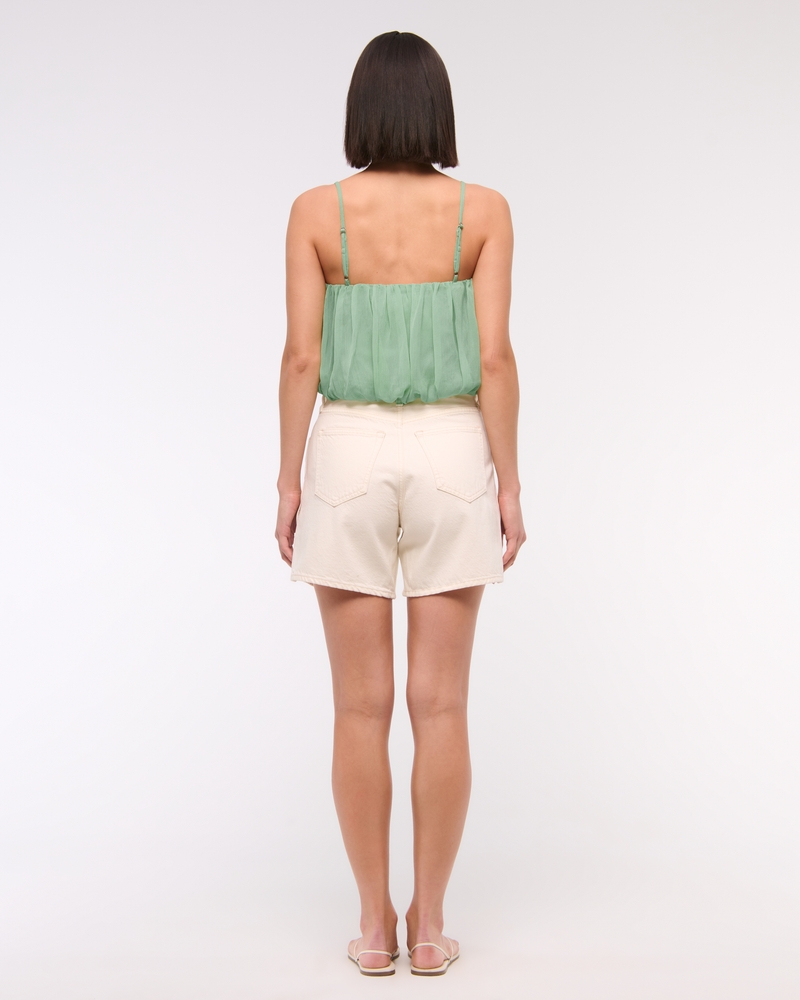 Sheer Bubble Hem Cami