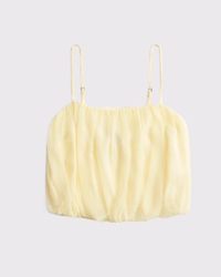 Sheer Bubble Hem Cami