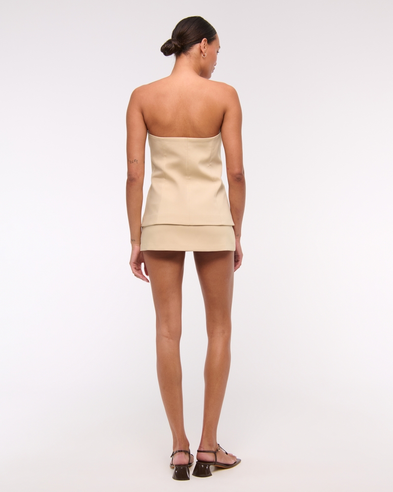 Strapless Button-Through Vest