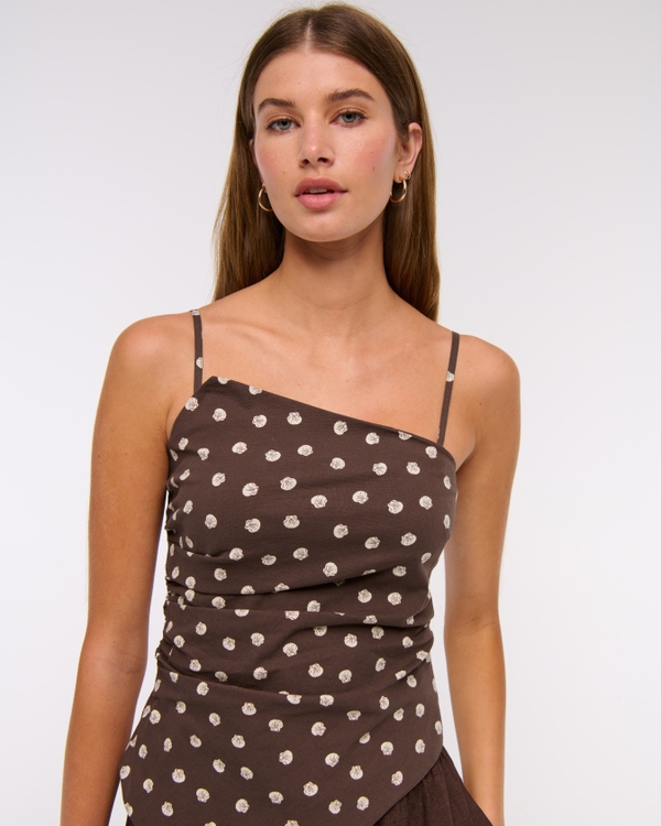 Asymmetrical Strapless Top