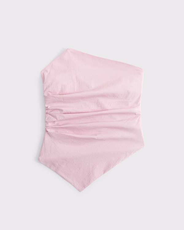 Asymmetrical Strapless Top