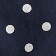 navy polka dot