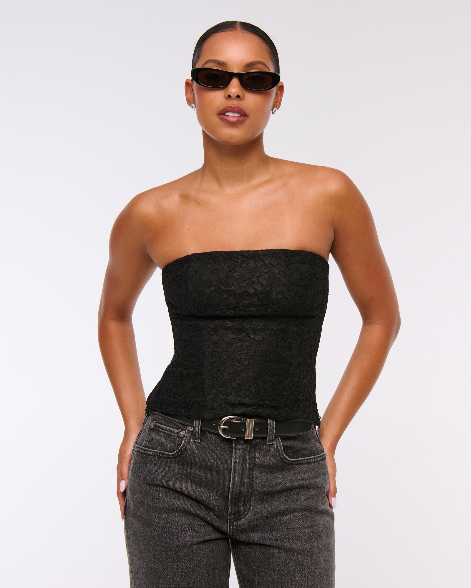 Strapless Sequin Corset