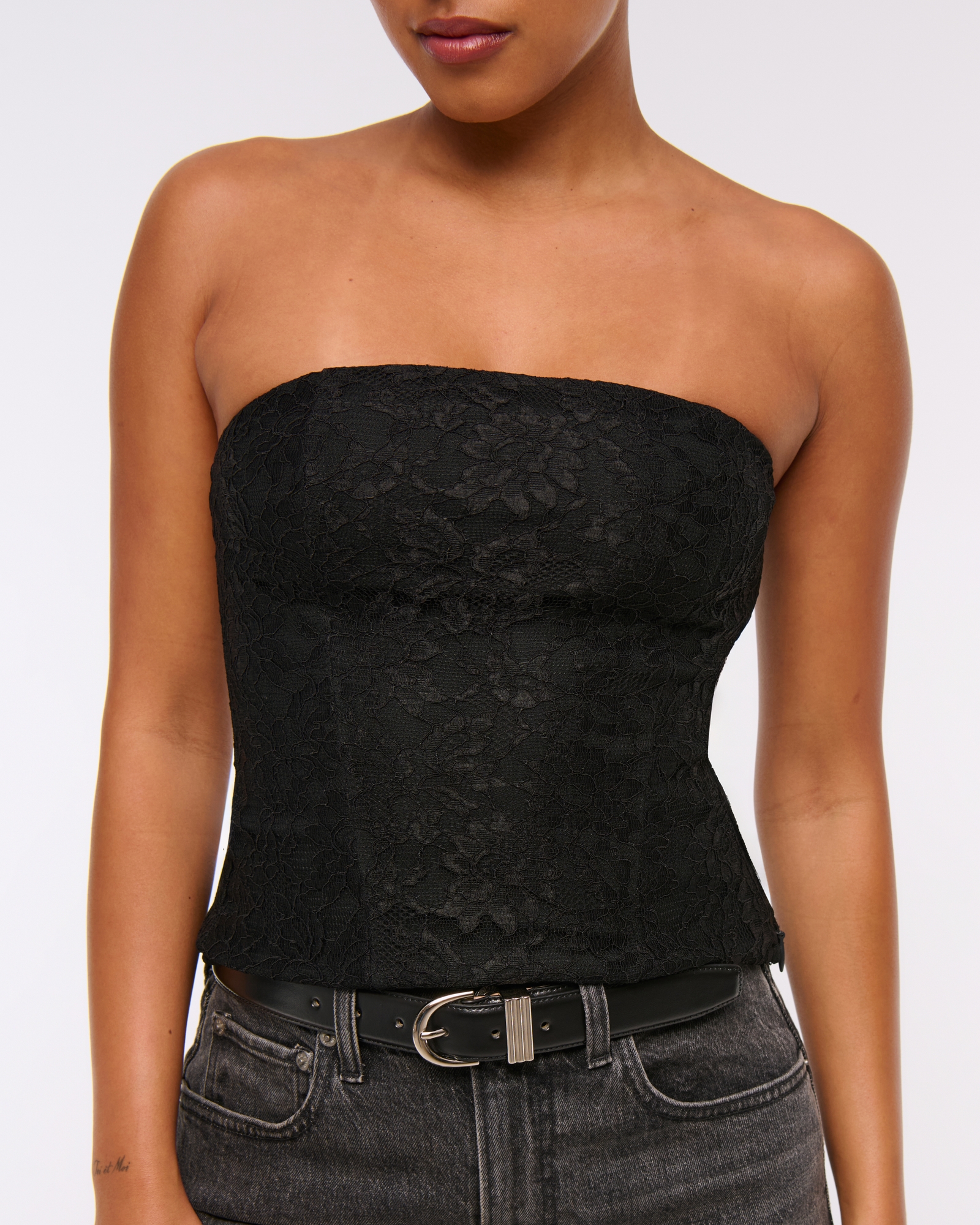 Strapless Sequin Corset