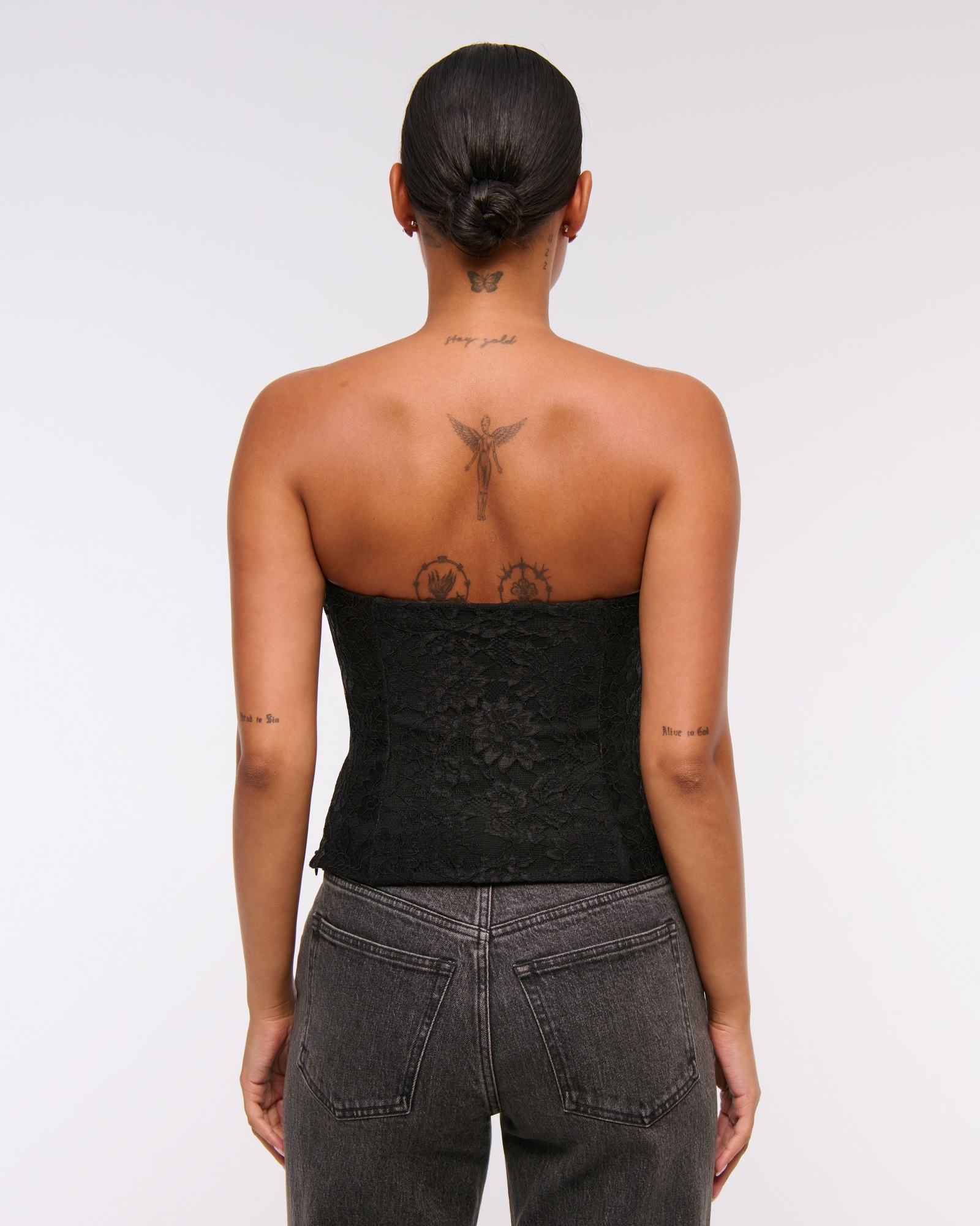 Strapless Sequin Corset