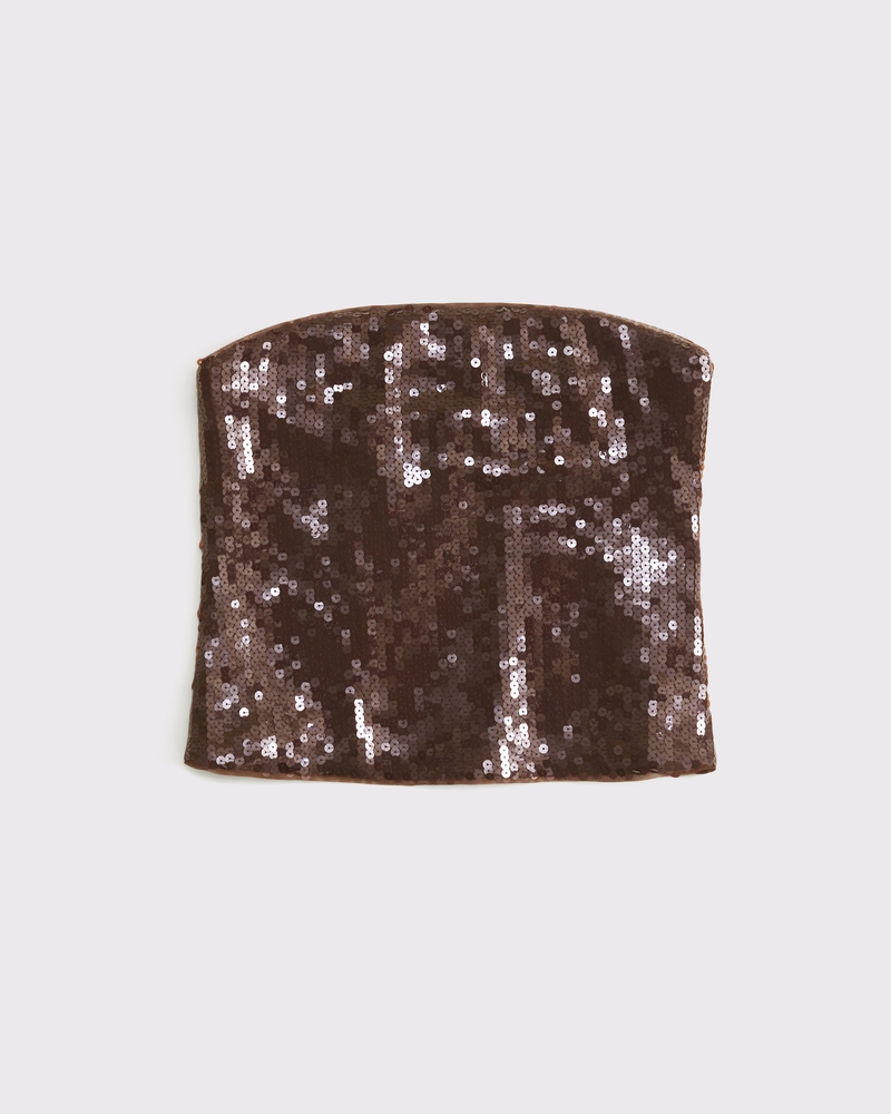 Strapless Sequin Corset