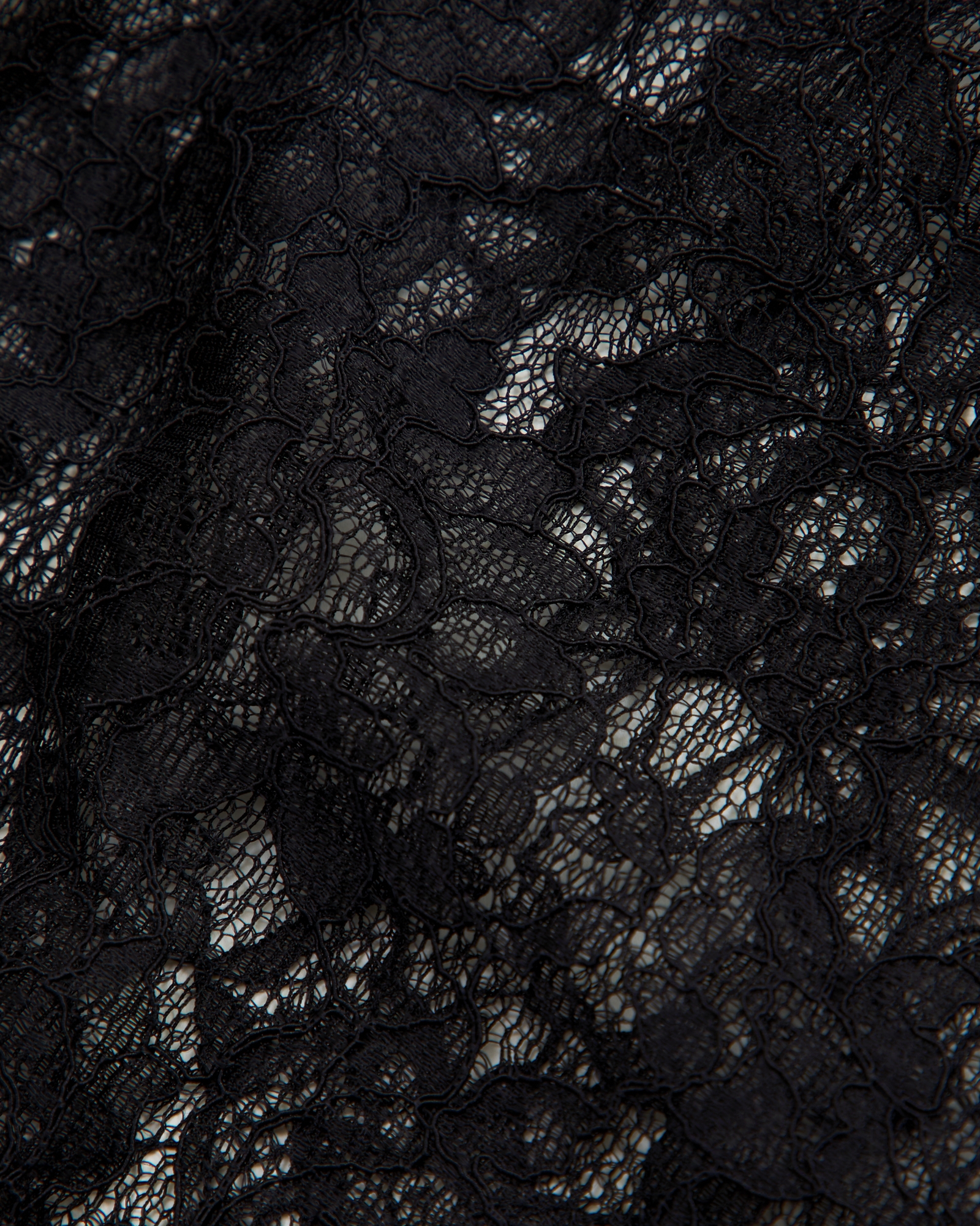 Long-Sleeve Tie-Front Sheer Top