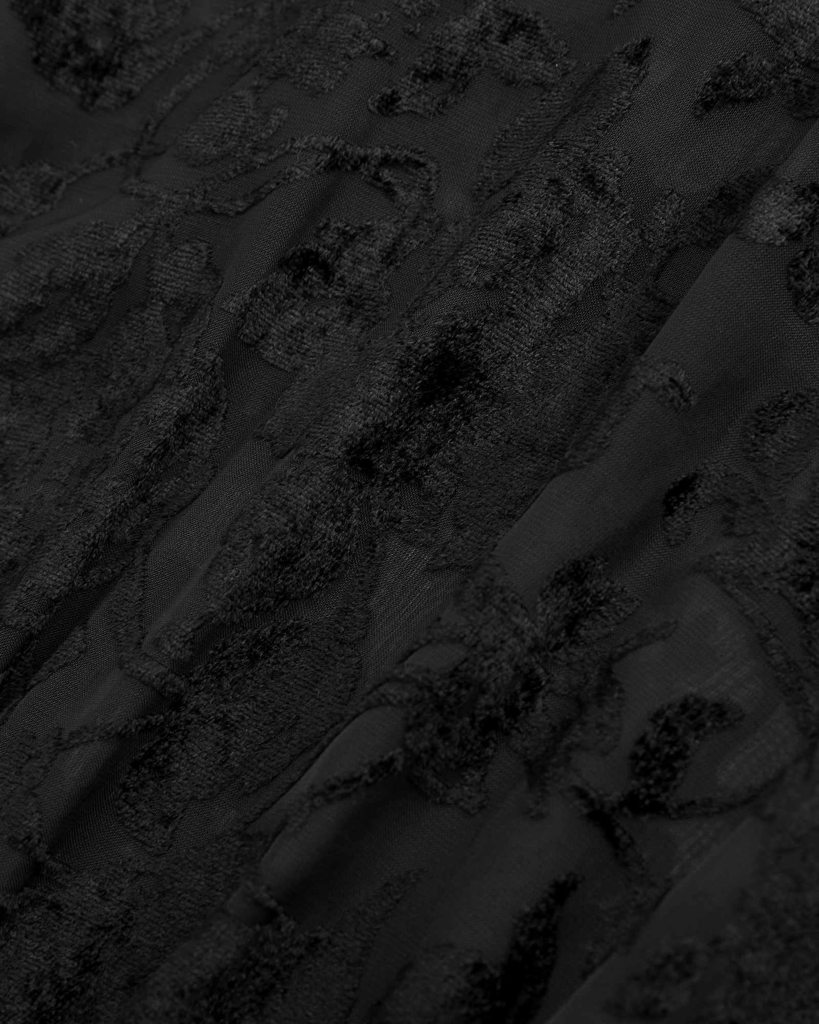 Sheer Texture Print Bodysuit