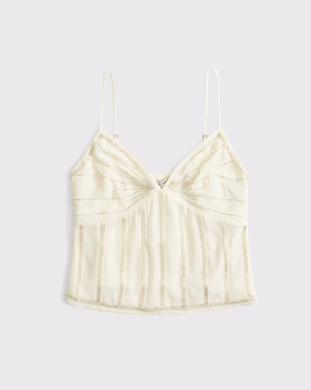V-Neck Beaded Cami from Abercrombie & Fitch - $44.99