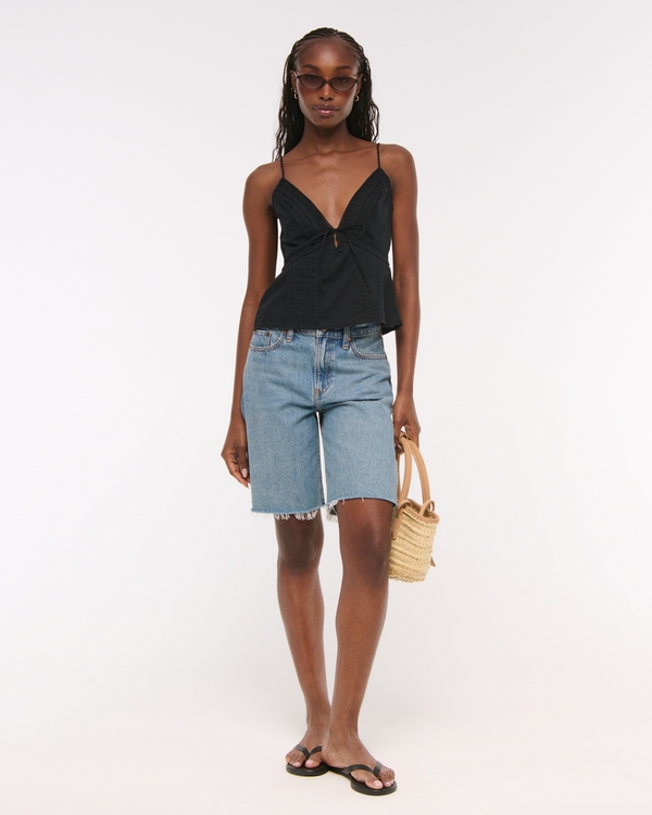 Women's A&F Bella Tie-Front Cami | Women's Tops | Abercrombie.com