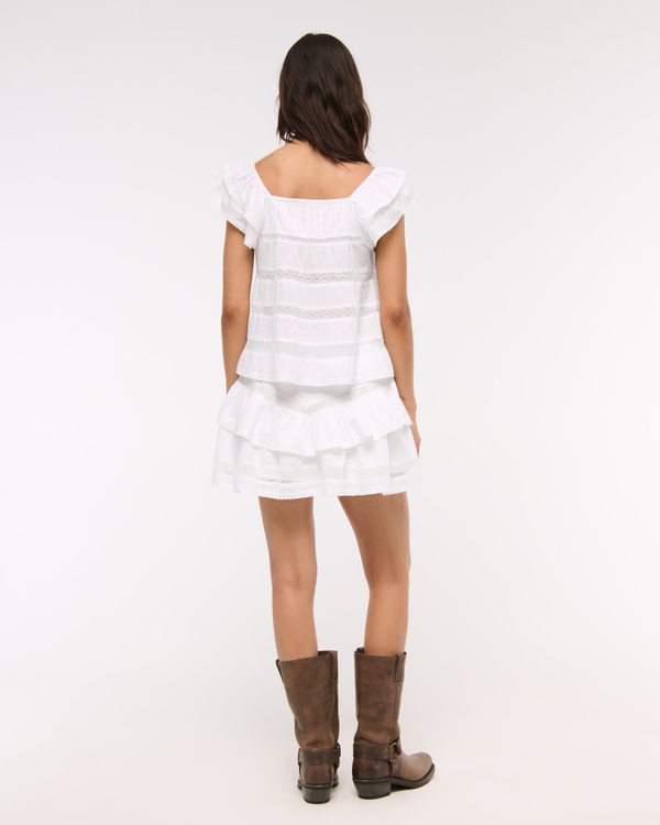 Ruffle Babydoll Top