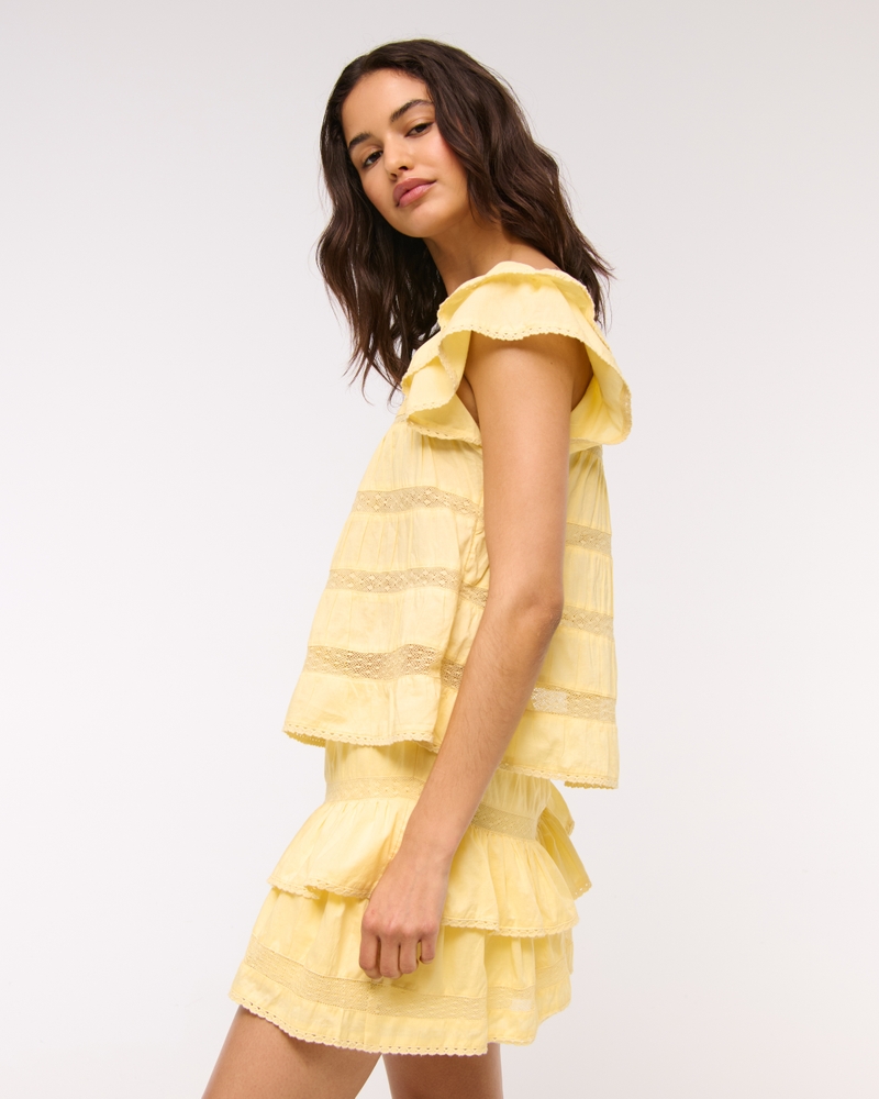 Ruffle Babydoll Top