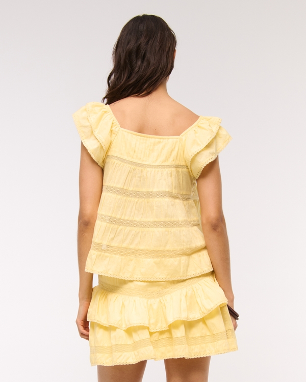 Ruffle Babydoll Top