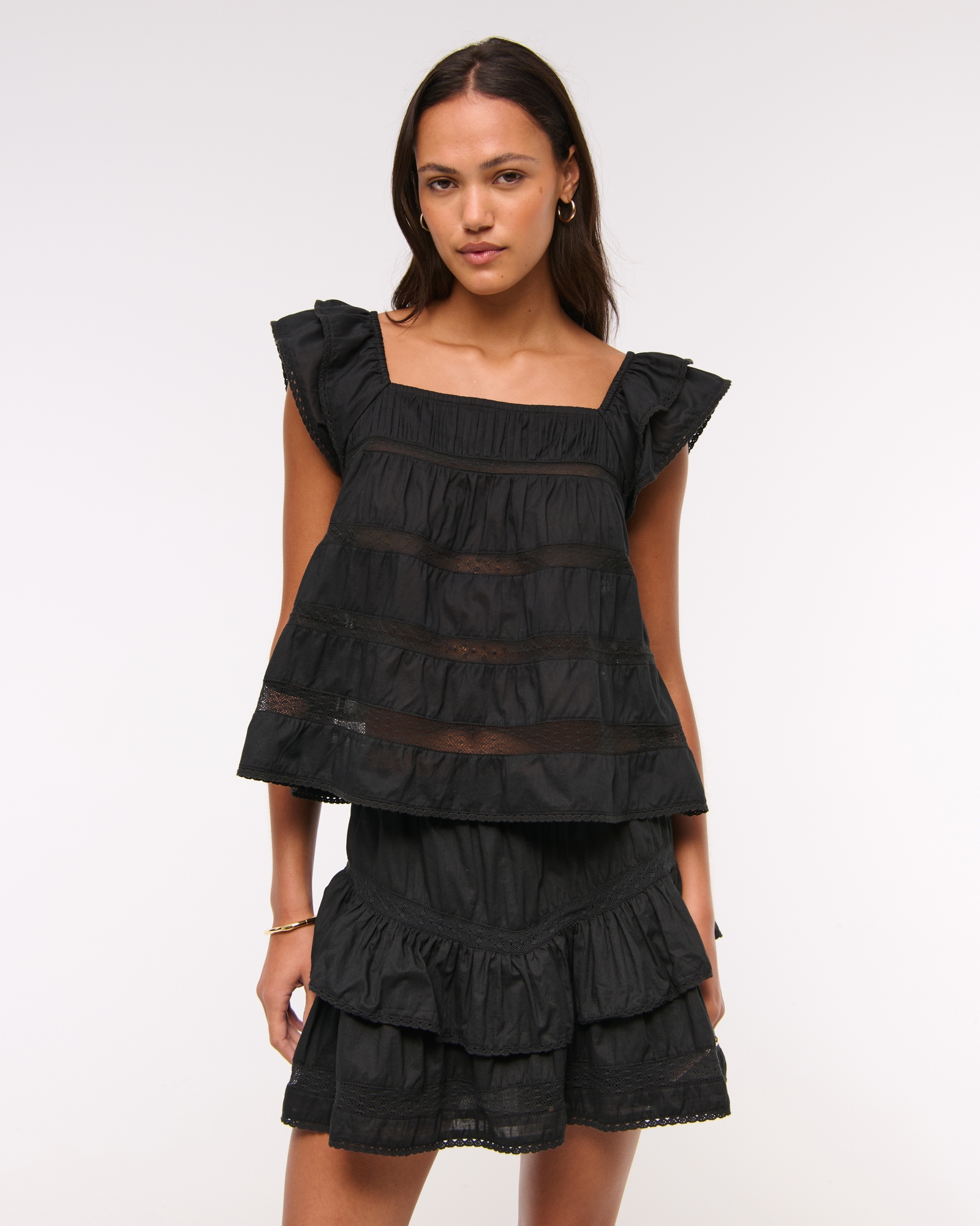 Ruffle Babydoll Top