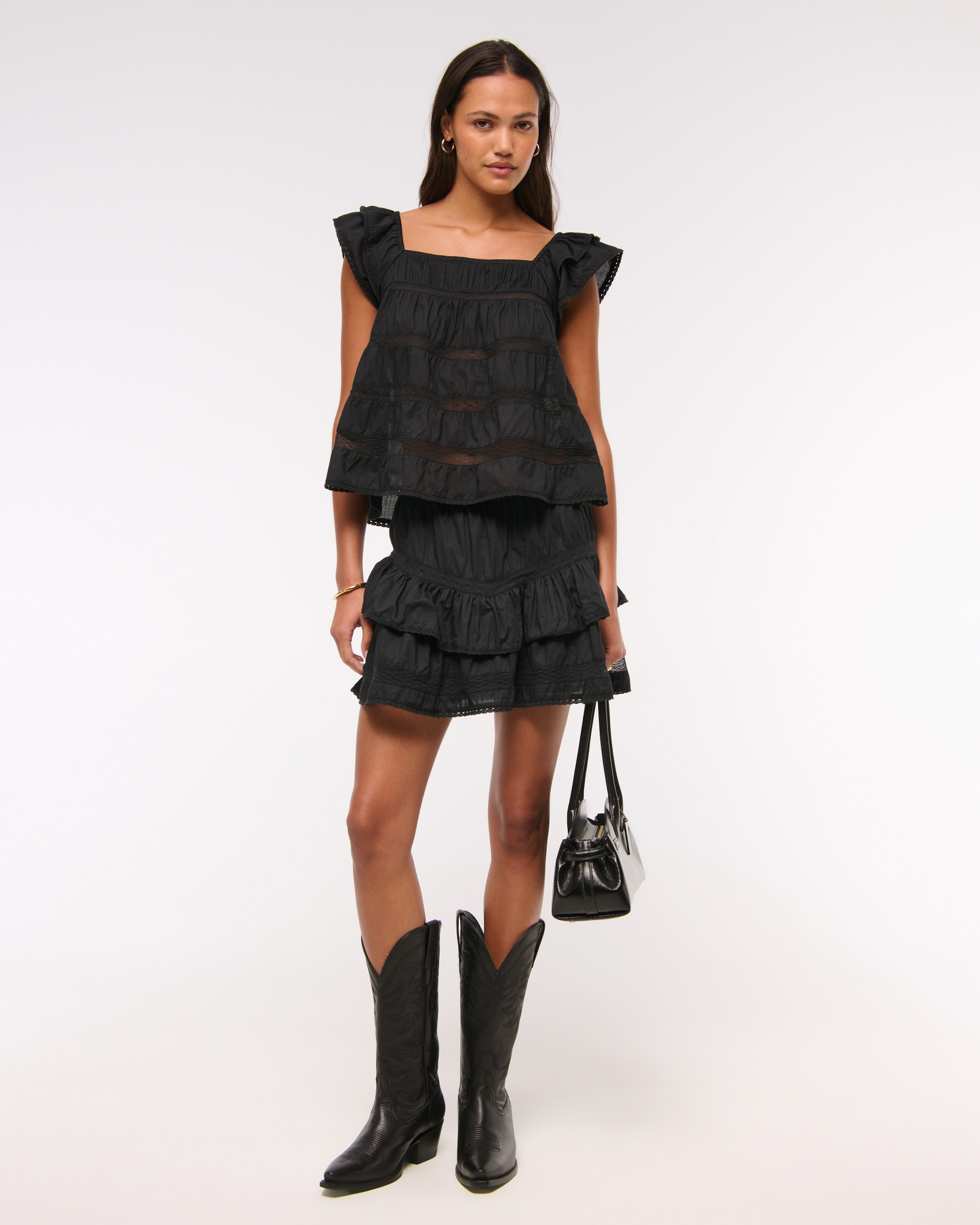 Ruffle Babydoll Top