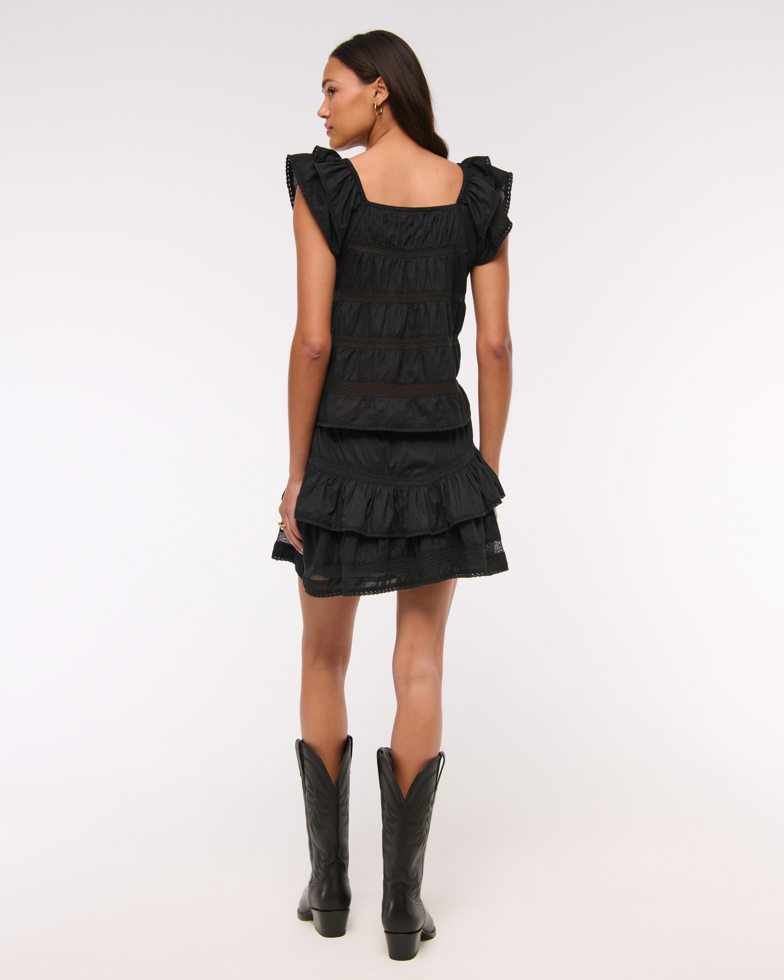 Ruffle Babydoll Top