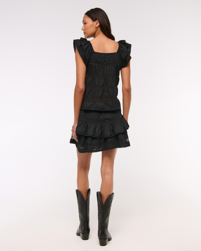 Ruffle Babydoll Top