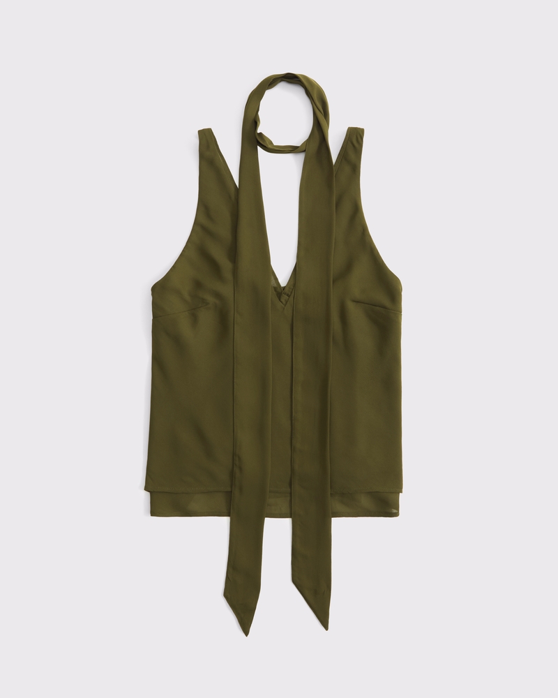 V-Neck Scarf Cami