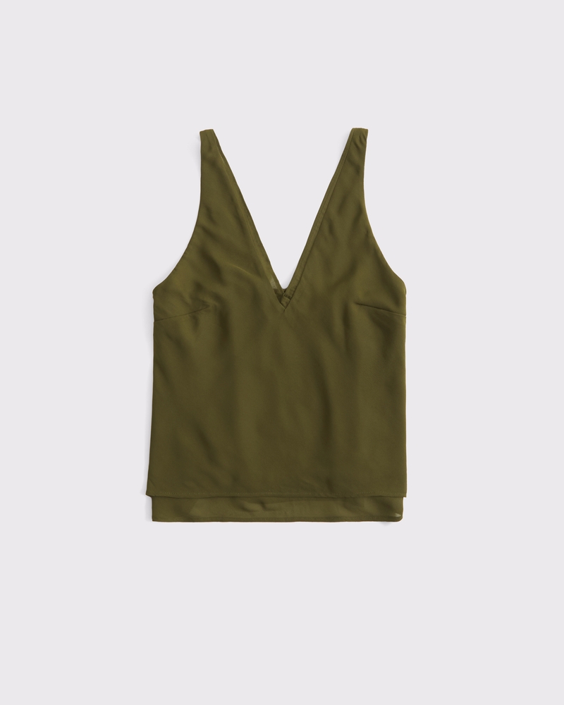 V-Neck Scarf Cami